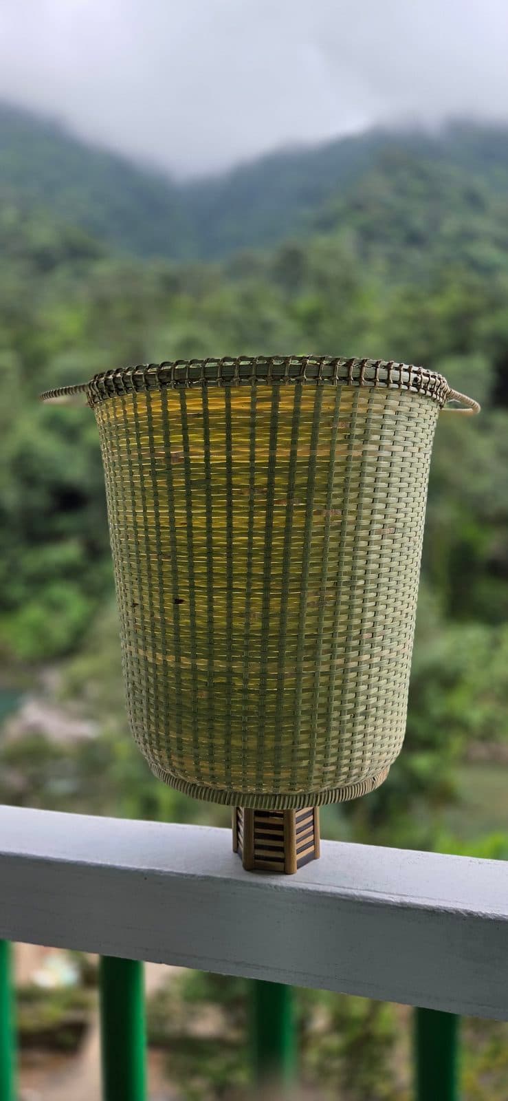 Deep tapered laundry basket